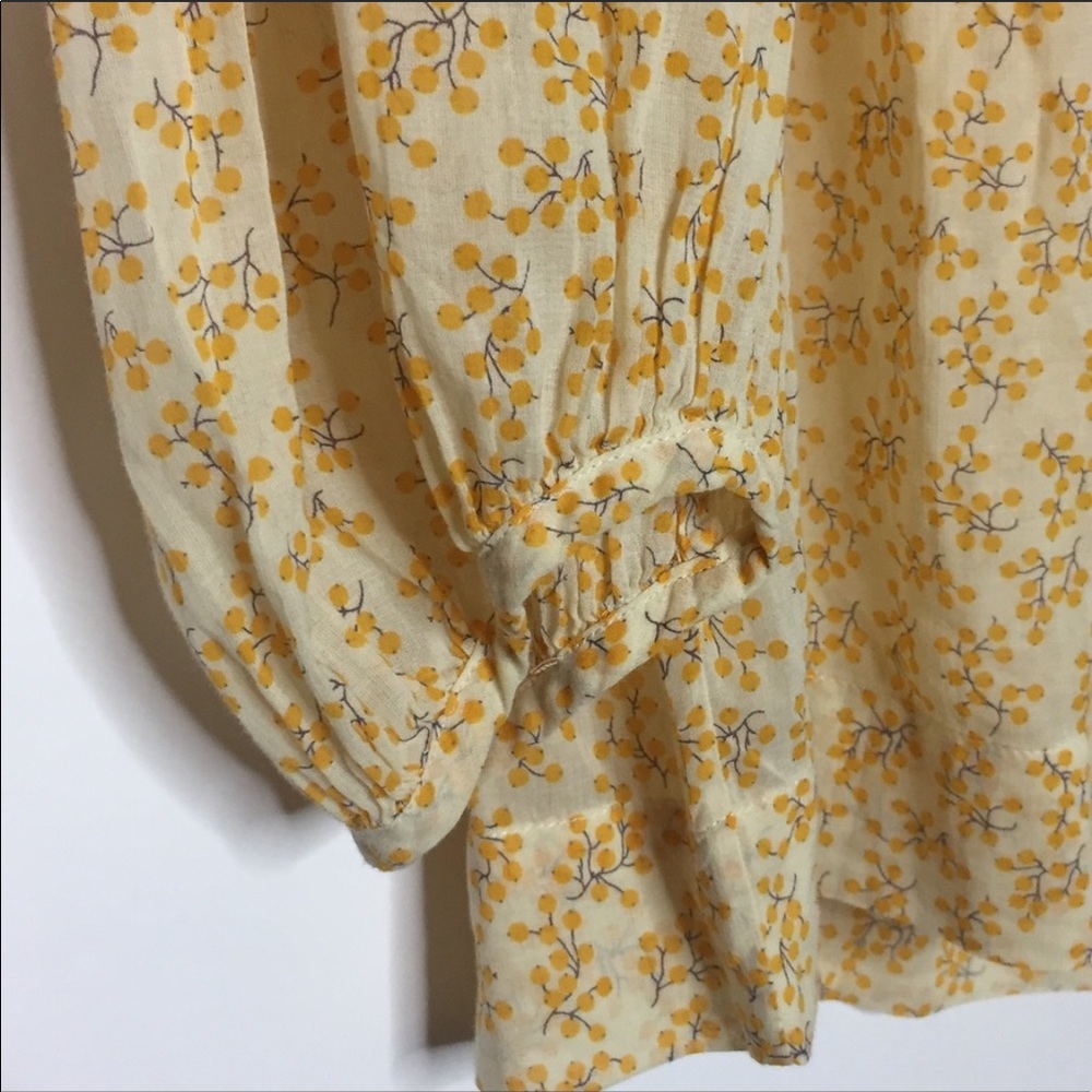 Anthropologie Pyracantha Cold Shoulder Blouse 0 - Picture 8 of 8